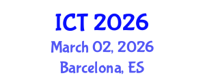 International Conference on Tuberculosis (ICT) March 02, 2026 - Barcelona, Spain International Conference on Tuberculosis (ICT) March 02, 2026 - Barcelona, Spain