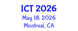 International Conference on Tuberculosis (ICT) May 18, 2026 - Montreal, Canada International Conference on Tuberculosis (ICT) May 18, 2026 - Montreal, Canada