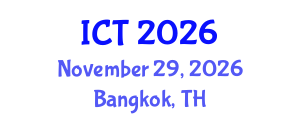 International Conference on Tuberculosis (ICT) November 29, 2026 - Bangkok, Thailand International Conference on Tuberculosis (ICT) November 29, 2026 - Bangkok, Thailand