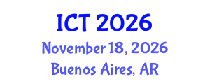 International Conference on Tuberculosis (ICT) November 18, 2026 - Buenos Aires, Argentina International Conference on Tuberculosis (ICT) November 18, 2026 - Buenos Aires, Argentina