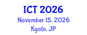 International Conference on Tuberculosis (ICT) November 15, 2026 - Kyoto, Japan International Conference on Tuberculosis (ICT) November 15, 2026 - Kyoto, Japan