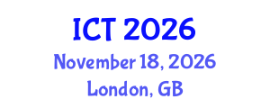 International Conference on Tuberculosis (ICT) November 18, 2026 - London, United Kingdom International Conference on Tuberculosis (ICT) November 18, 2026 - London, United Kingdom