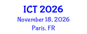 International Conference on Tuberculosis (ICT) November 18, 2026 - Paris, France International Conference on Tuberculosis (ICT) November 18, 2026 - Paris, France