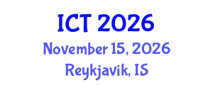 International Conference on Tuberculosis (ICT) November 15, 2026 - Reykjavik, Iceland International Conference on Tuberculosis (ICT) November 15, 2026 - Reykjavik, Iceland
