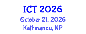 International Conference on Tuberculosis (ICT) October 21, 2026 - Kathmandu, Nepal International Conference on Tuberculosis (ICT) October 21, 2026 - Kathmandu, Nepal