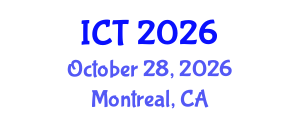 International Conference on Tuberculosis (ICT) October 28, 2026 - Montreal, Canada International Conference on Tuberculosis (ICT) October 28, 2026 - Montreal, Canada