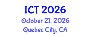 International Conference on Tuberculosis (ICT) October 21, 2026 - Quebec City, Canada International Conference on Tuberculosis (ICT) October 21, 2026 - Quebec City, Canada