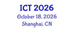 International Conference on Tuberculosis (ICT) October 18, 2026 - Shanghai, China