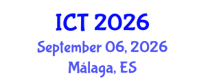 International Conference on Tuberculosis (ICT) September 06, 2026 - Málaga, Spain International Conference on Tuberculosis (ICT) September 06, 2026 - Málaga, Spain