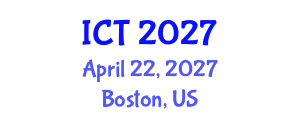 International Conference on Tuberculosis (ICT) April 22, 2027 - Boston, United States