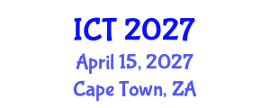 International Conference on Tuberculosis (ICT) April 15, 2027 - Cape Town, South Africa International Conference on Tuberculosis (ICT) April 15, 2027 - Cape Town, South Africa