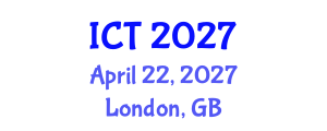 International Conference on Tuberculosis (ICT) April 22, 2027 - London, United Kingdom International Conference on Tuberculosis (ICT) April 22, 2027 - London, United Kingdom