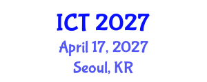 International Conference on Tuberculosis (ICT) April 17, 2027 - Seoul, Republic of Korea International Conference on Tuberculosis (ICT) April 17, 2027 - Seoul, Republic of Korea