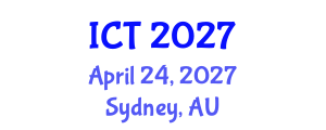 International Conference on Tuberculosis (ICT) April 24, 2027 - Sydney, Australia International Conference on Tuberculosis (ICT) April 24, 2027 - Sydney, Australia