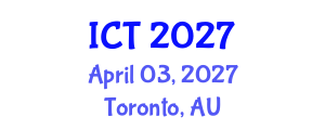 International Conference on Tuberculosis (ICT) April 03, 2027 - Toronto, Australia International Conference on Tuberculosis (ICT) April 03, 2027 - Toronto, Australia