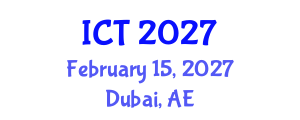 International Conference on Tuberculosis (ICT) February 15, 2027 - Dubai, United Arab Emirates International Conference on Tuberculosis (ICT) February 15, 2027 - Dubai, United Arab Emirates