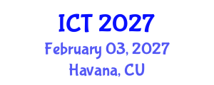 International Conference on Tuberculosis (ICT) February 03, 2027 - Havana, Cuba