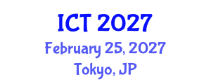International Conference on Tuberculosis (ICT) February 25, 2027 - Tokyo, Japan International Conference on Tuberculosis (ICT) February 25, 2027 - Tokyo, Japan