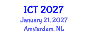 International Conference on Tuberculosis (ICT) January 21, 2027 - Amsterdam, Netherlands International Conference on Tuberculosis (ICT) January 21, 2027 - Amsterdam, Netherlands
