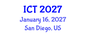 International Conference on Tuberculosis (ICT) January 16, 2027 - San Diego, United States International Conference on Tuberculosis (ICT) January 16, 2027 - San Diego, United States
