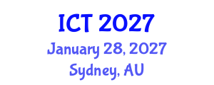 International Conference on Tuberculosis (ICT) January 28, 2027 - Sydney, Australia International Conference on Tuberculosis (ICT) January 28, 2027 - Sydney, Australia