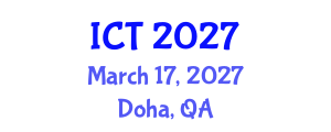 International Conference on Tuberculosis (ICT) March 17, 2027 - Doha, Qatar International Conference on Tuberculosis (ICT) March 17, 2027 - Doha, Qatar