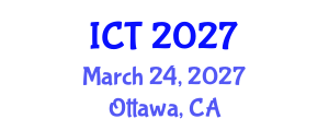 International Conference on Tuberculosis (ICT) March 24, 2027 - Ottawa, Canada