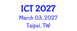International Conference on Tuberculosis (ICT) March 03, 2027 - Taipei, Taiwan International Conference on Tuberculosis (ICT) March 03, 2027 - Taipei, Taiwan