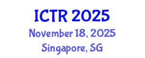 International Conference on Tuberculosis Research (ICTR) November 18, 2025 - Singapore, Singapore