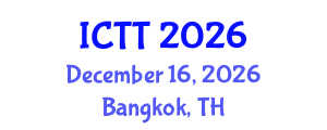 International Conference on Tuberculosis Therapy (ICTT) December 16, 2026 - Bangkok, Thailand International Conference on Tuberculosis Therapy (ICTT) December 16, 2026 - Bangkok, Thailand
