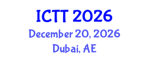 International Conference on Tuberculosis Therapy (ICTT) December 20, 2026 - Dubai, United Arab Emirates