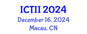 International Conference on Tumor Immunology and Immunotherapy (ICTII) December 16, 2024 - Macau, China