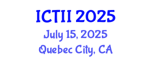 International Conference on Tumor Immunology and Immunotherapy (ICTII) July 15, 2025 - Quebec City, Canada