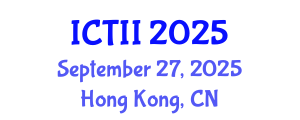 International Conference on Tumor Immunology and Immunotherapy (ICTII) September 27, 2025 - Hong Kong, China