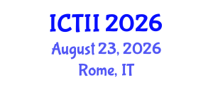 International Conference on Tumor Immunology and Immunotherapy (ICTII) August 23, 2026 - Rome, Italy International Conference on Tumor Immunology and Immunotherapy (ICTII) August 23, 2026 - Rome, Italy