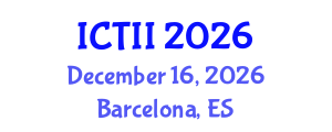 International Conference on Tumor Immunology and Immunotherapy (ICTII) December 16, 2026 - Barcelona, Spain International Conference on Tumor Immunology and Immunotherapy (ICTII) December 16, 2026 - Barcelona, Spain
