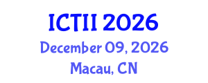 International Conference on Tumor Immunology and Immunotherapy (ICTII) December 09, 2026 - Macau, China International Conference on Tumor Immunology and Immunotherapy (ICTII) December 09, 2026 - Macau, China