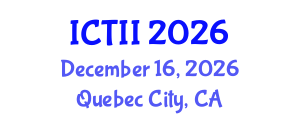 International Conference on Tumor Immunology and Immunotherapy (ICTII) December 16, 2026 - Quebec City, Canada International Conference on Tumor Immunology and Immunotherapy (ICTII) December 16, 2026 - Quebec City, Canada