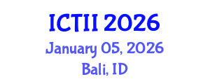 International Conference on Tumor Immunology and Immunotherapy (ICTII) January 05, 2026 - Bali, Indonesia International Conference on Tumor Immunology and Immunotherapy (ICTII) January 05, 2026 - Bali, Indonesia