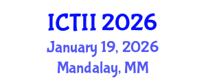 International Conference on Tumor Immunology and Immunotherapy (ICTII) January 19, 2026 - Mandalay, Myanmar International Conference on Tumor Immunology and Immunotherapy (ICTII) January 19, 2026 - Mandalay, Myanmar