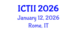 International Conference on Tumor Immunology and Immunotherapy (ICTII) January 12, 2026 - Rome, Italy International Conference on Tumor Immunology and Immunotherapy (ICTII) January 12, 2026 - Rome, Italy