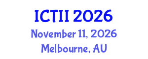 International Conference on Tumor Immunology and Immunotherapy (ICTII) November 11, 2026 - Melbourne, Australia International Conference on Tumor Immunology and Immunotherapy (ICTII) November 11, 2026 - Melbourne, Australia