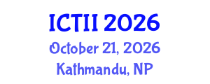 International Conference on Tumor Immunology and Immunotherapy (ICTII) October 21, 2026 - Kathmandu, Nepal International Conference on Tumor Immunology and Immunotherapy (ICTII) October 21, 2026 - Kathmandu, Nepal