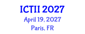 International Conference on Tumor Immunology and Immunotherapy (ICTII) April 19, 2027 - Paris, France International Conference on Tumor Immunology and Immunotherapy (ICTII) April 19, 2027 - Paris, France