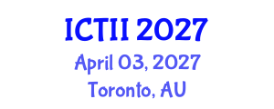 International Conference on Tumor Immunology and Immunotherapy (ICTII) April 03, 2027 - Toronto, Australia International Conference on Tumor Immunology and Immunotherapy (ICTII) April 03, 2027 - Toronto, Australia