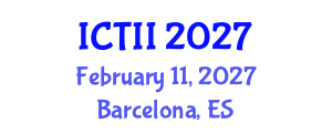 International Conference on Tumor Immunology and Immunotherapy (ICTII) February 11, 2027 - Barcelona, Spain International Conference on Tumor Immunology and Immunotherapy (ICTII) February 11, 2027 - Barcelona, Spain