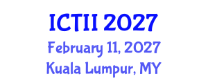 International Conference on Tumor Immunology and Immunotherapy (ICTII) February 11, 2027 - Kuala Lumpur, Malaysia International Conference on Tumor Immunology and Immunotherapy (ICTII) February 11, 2027 - Kuala Lumpur, Malaysia
