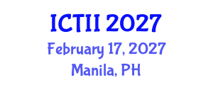 International Conference on Tumor Immunology and Immunotherapy (ICTII) February 17, 2027 - Manila, Philippines International Conference on Tumor Immunology and Immunotherapy (ICTII) February 17, 2027 - Manila, Philippines