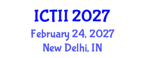 International Conference on Tumor Immunology and Immunotherapy (ICTII) February 24, 2027 - New Delhi, India International Conference on Tumor Immunology and Immunotherapy (ICTII) February 24, 2027 - New Delhi, India