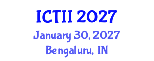 International Conference on Tumor Immunology and Immunotherapy (ICTII) January 30, 2027 - Bengaluru, India International Conference on Tumor Immunology and Immunotherapy (ICTII) January 30, 2027 - Bengaluru, India